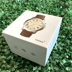 Fossil Hybrid Smartwatch Grant Light Brown Leather